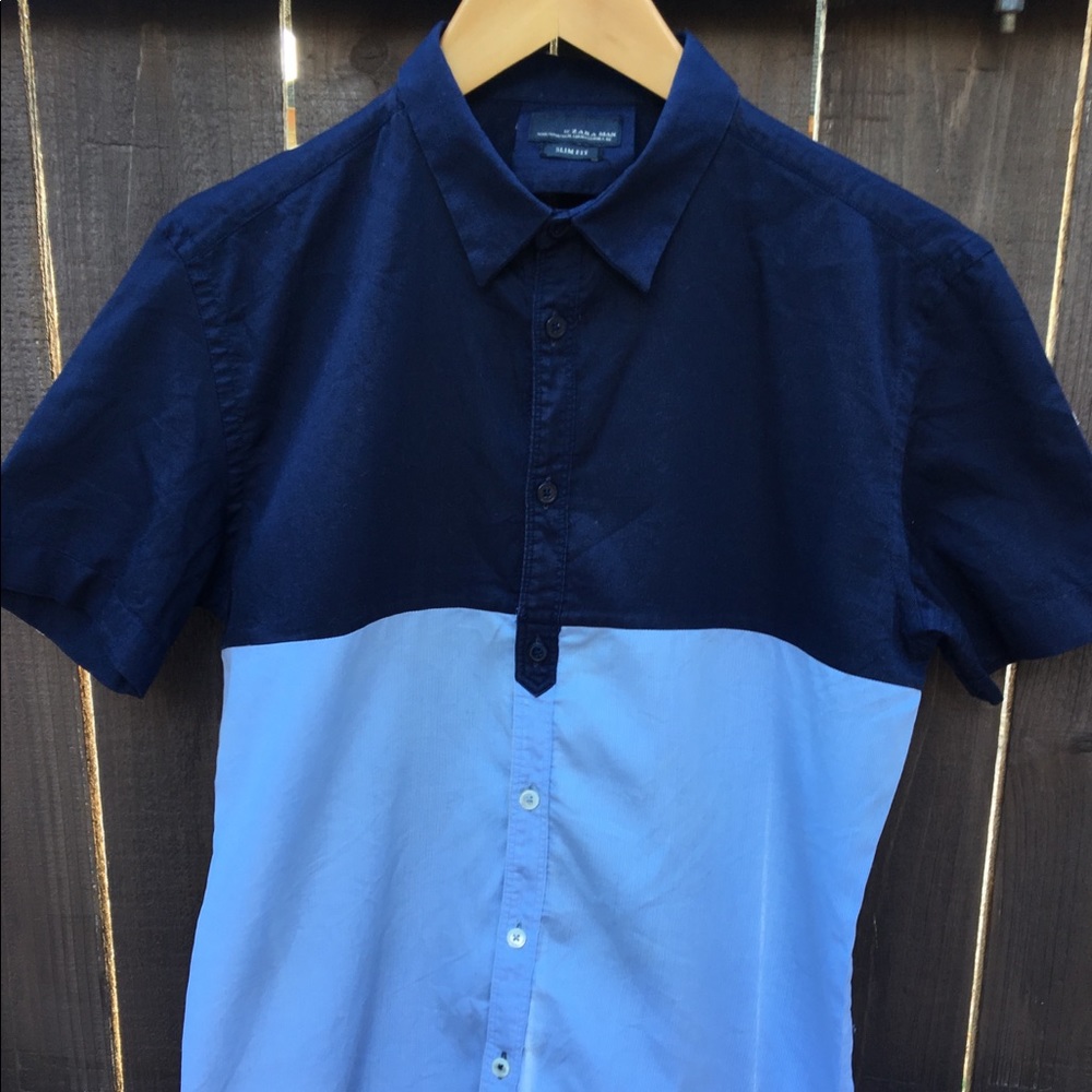 Men’s Zara Short Sleeve Button Shirt!